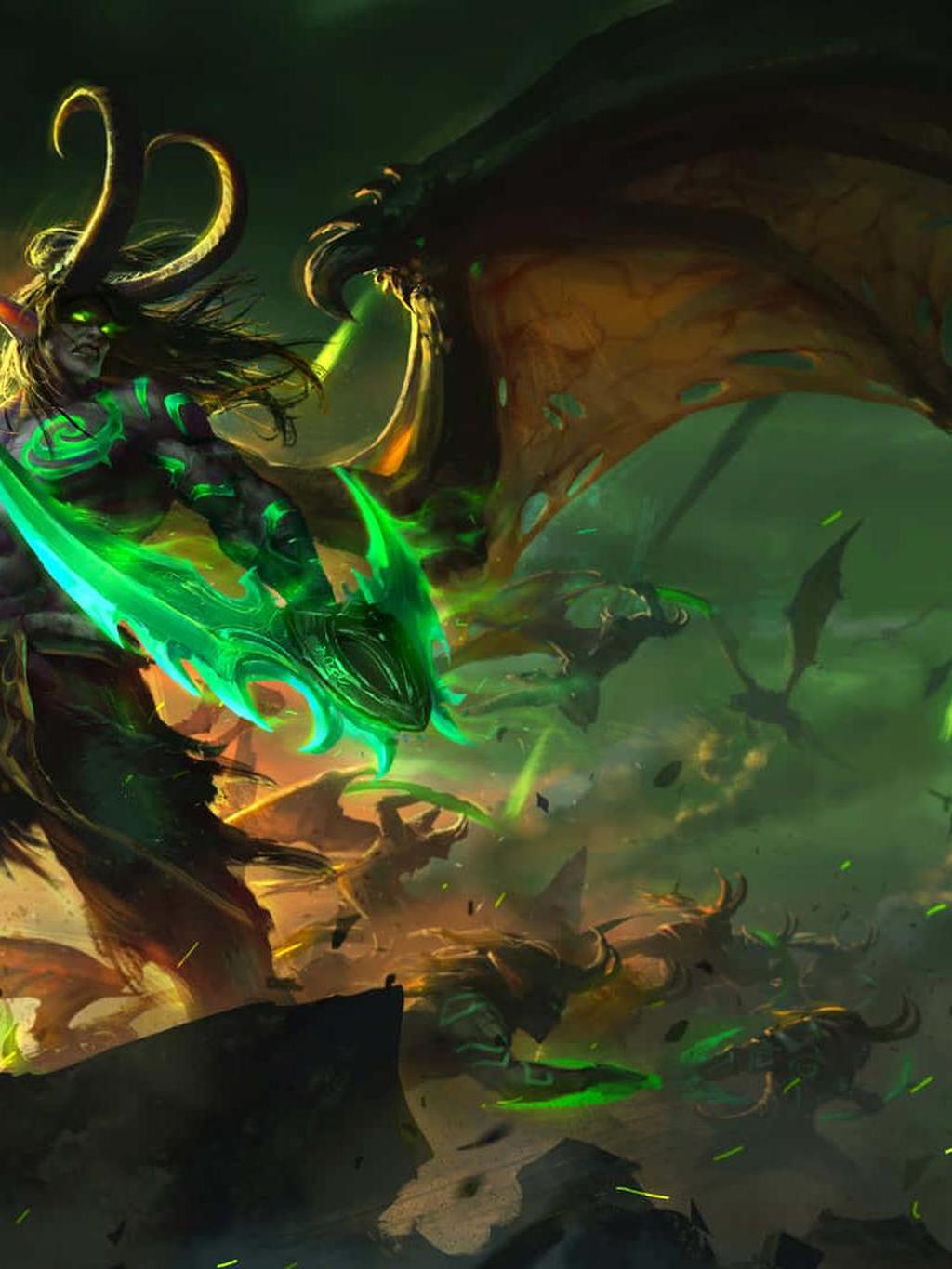 Illidan portrait